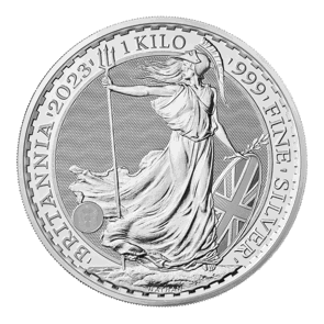 Britannia 2023 Kilo Silver Bullion Coin (Queen Elizabeth II)
