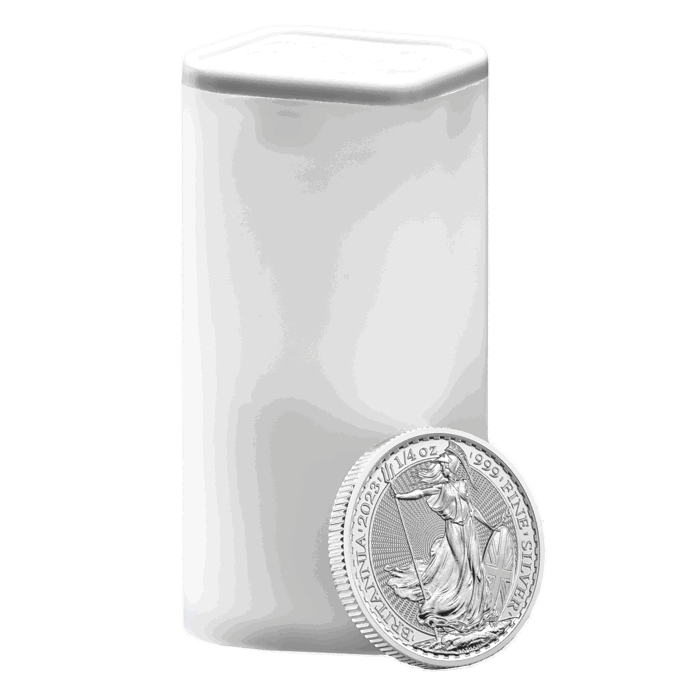 Britannia 2023 1/4oz Silver Bullion Twenty Coin Tube (King Charles III)