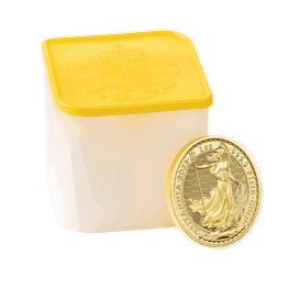 Britannia 2023 1 oz Gold Bullion Ten Coin Tube (Queen Elizabeth II)