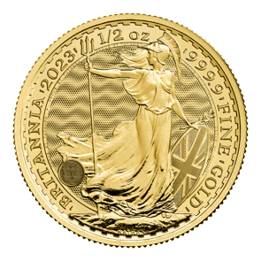 Britannia 2023 1/2 oz Gold Bullion Coin (Queen Elizabeth II)