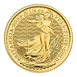 Britannia 2023 1/4 oz Gold Bullion Coin