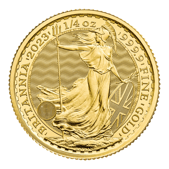 Britannia 2023 1/4 oz Gold Bullion Coin (Queen Elizabeth II)