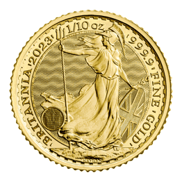 Britannia 2023 1/10 oz Gold Bullion Coin