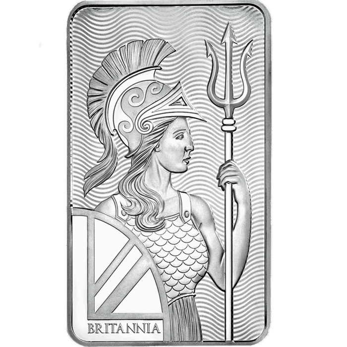 Britannia 10 oz Silver Minted Bar