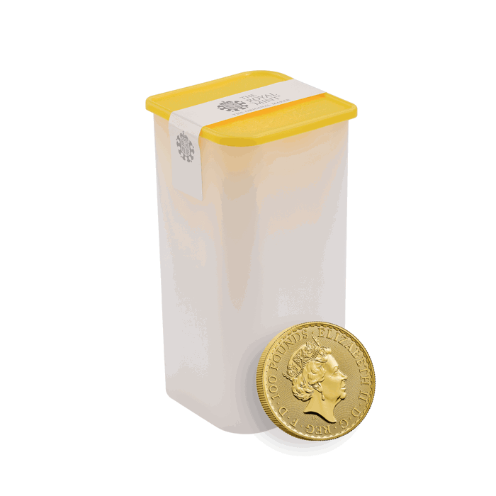 Britannia 1oz Best Value Gold Bullion Ten Coin Tube