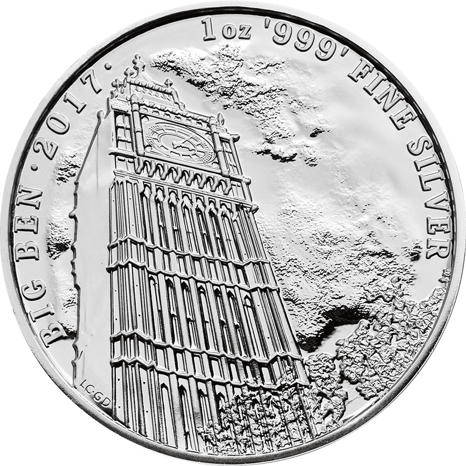Details about   2017 Great Britain UK Royal Mint 1 oz Fine Silver Landmarks Series #1 Big Ben BU 