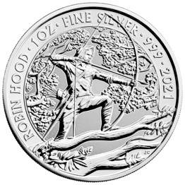 Robin Hood 2021 1oz Silver Bullion Coin