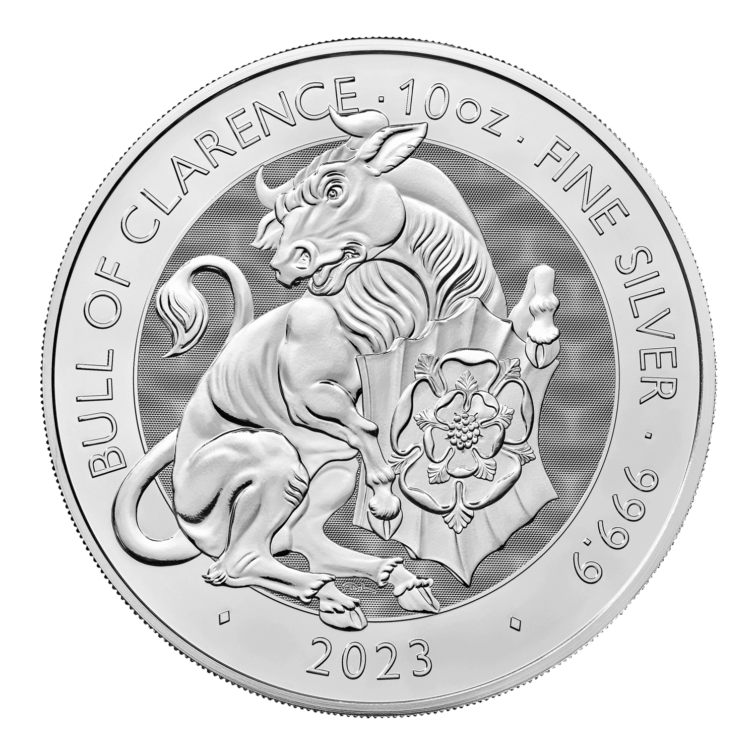 Bull of Clarence 2023 10oz Silver Bullion Coin