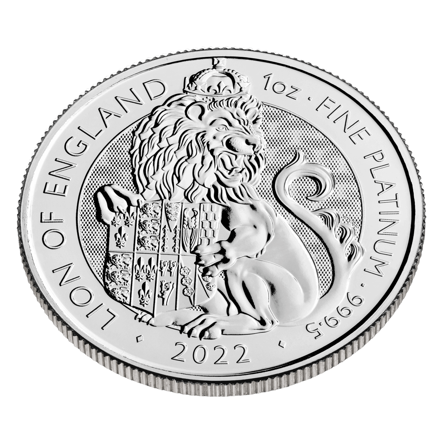 2022年 ロイヤルチューダービースト　1oz Royal Tudor Beasts 2022 Lion England 1oz Platinum Coin