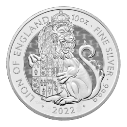 The Royal Tudor Beasts 2022 Lion of England 10oz Silver Bullion Coin