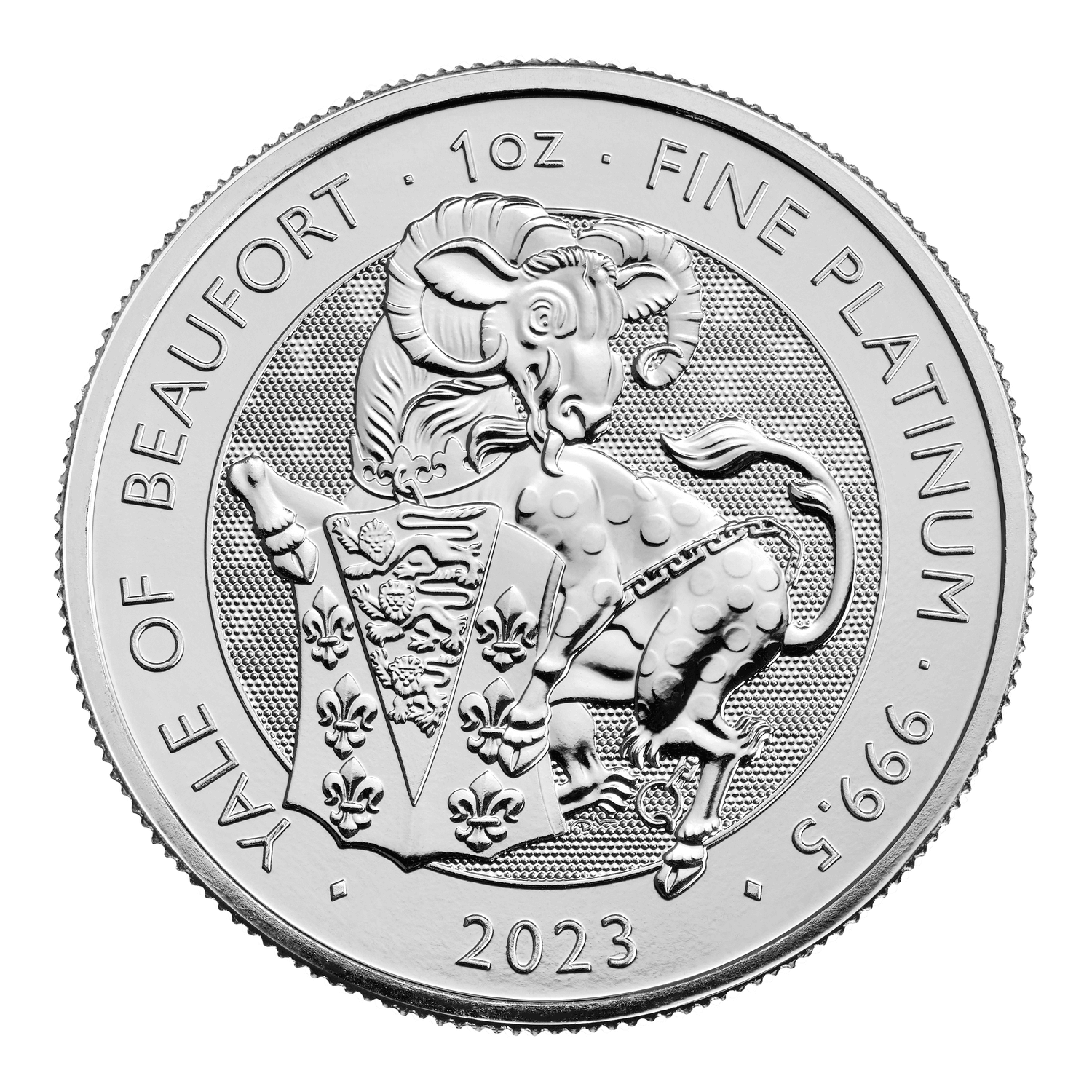 Yale of Beaufort 2023 1oz Platinum Bullion Coin