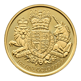 The Royal Arms 2022 1oz Gold Bullion Coin