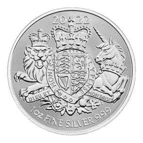 The Royal Arms 2022 1oz Silver Bullion Coin