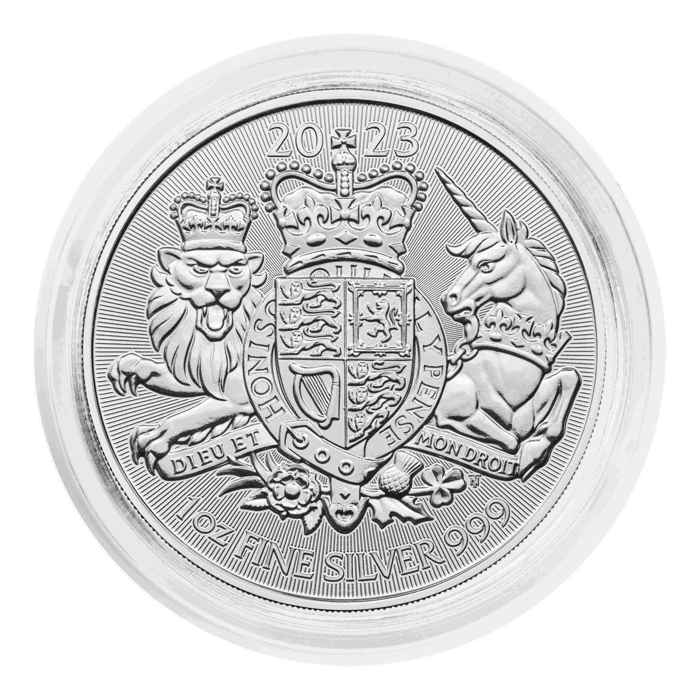 The Royal Arms 2023 1oz Silver Bullion Coin