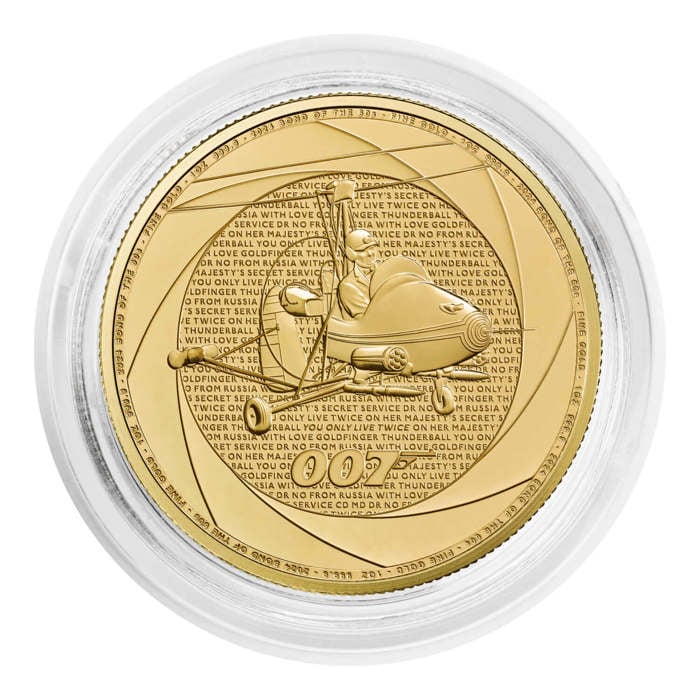 Bond of the 1960s 2024 1oz Gold Bullion Coin
