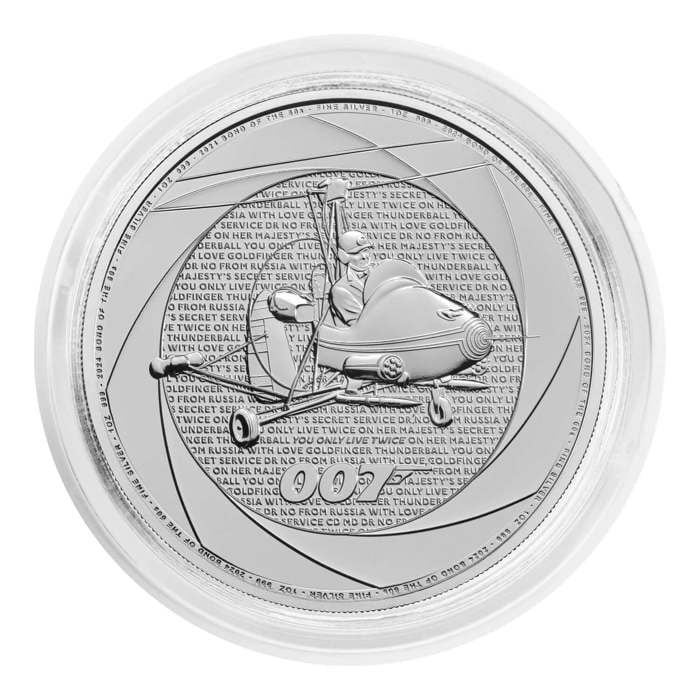 Bond of the 1960s 2024 1oz Silver Bullion Coin