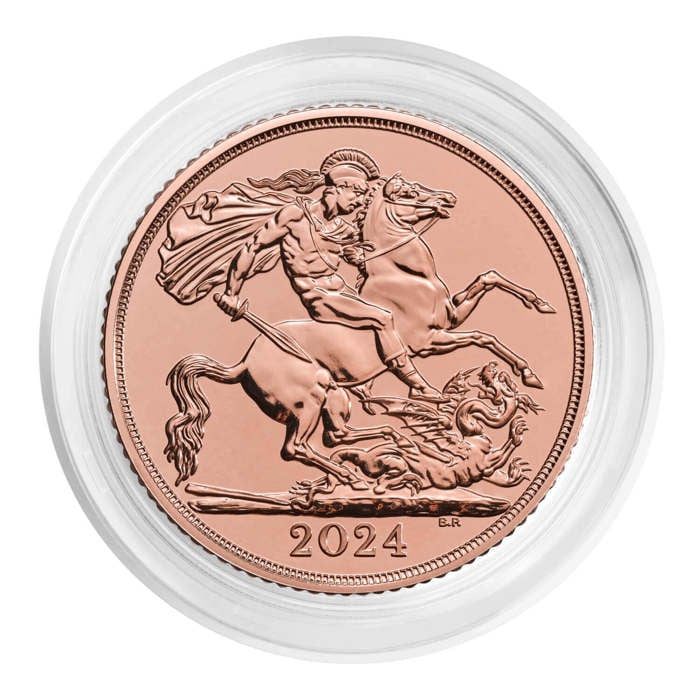 The Double Sovereign 2024 Gold Bullion Coin