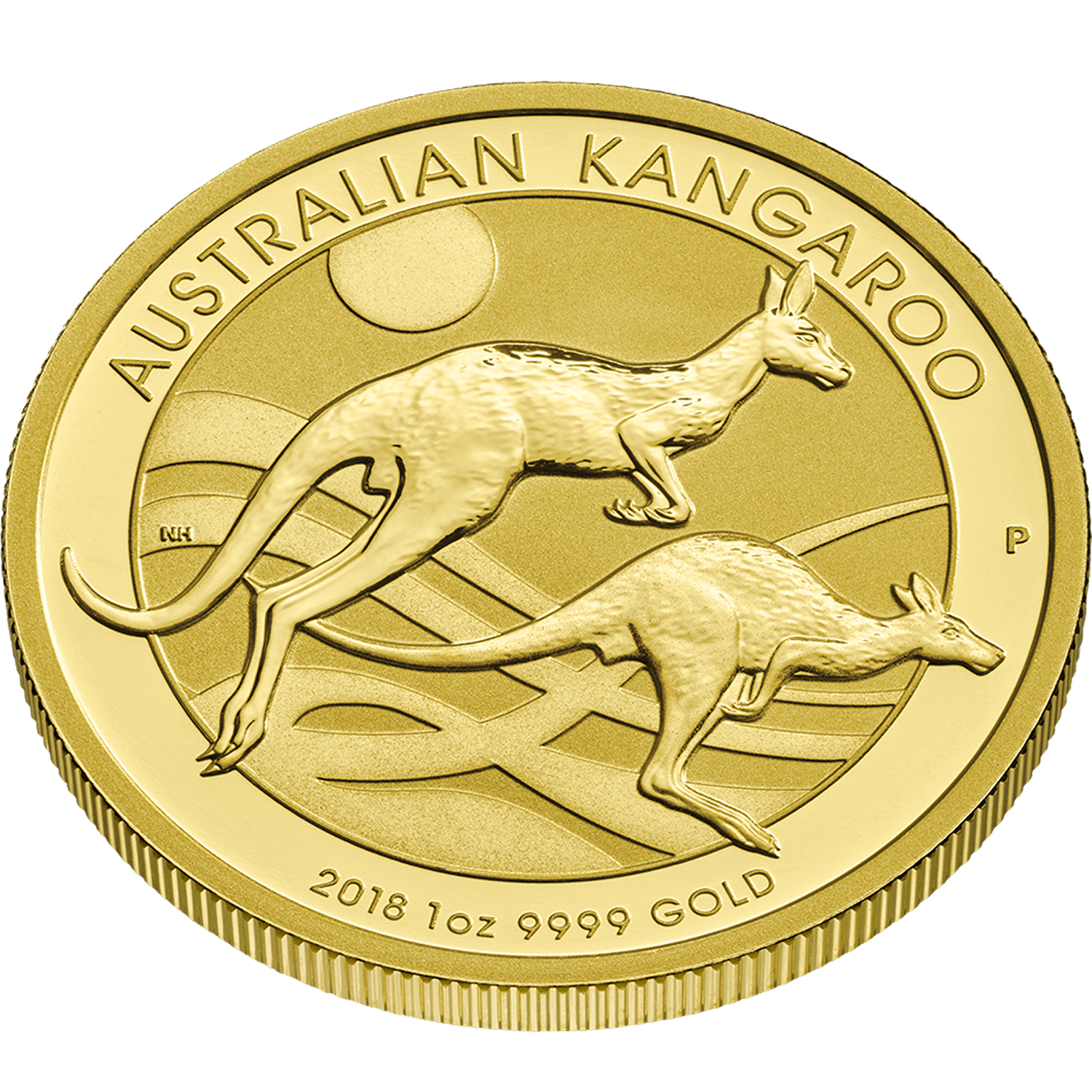 2018 1 oz Nugget Gold Bullion Kangaroo Coin | The Royal Mint