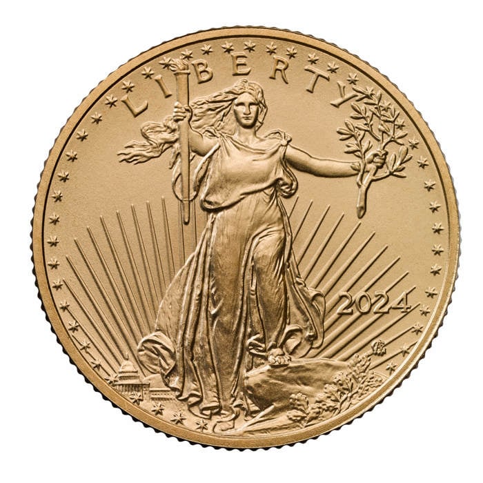 American Eagle 1/4oz 2024 Gold Bullion Coin