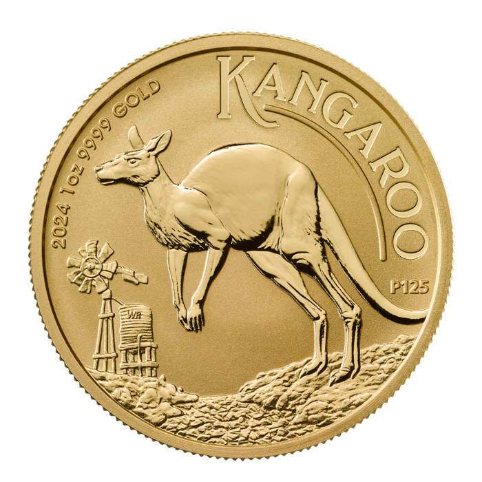 Australian Kangaroo 2024 1oz Gold Bullion Coin