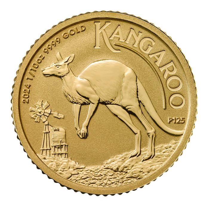 Australian Kangaroo 1/10oz 2024 Gold Bullion Coin
