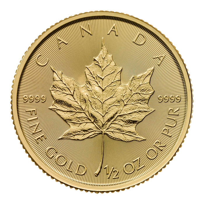 Canadian Maple 2024 1/2oz Gold Bullion Coin