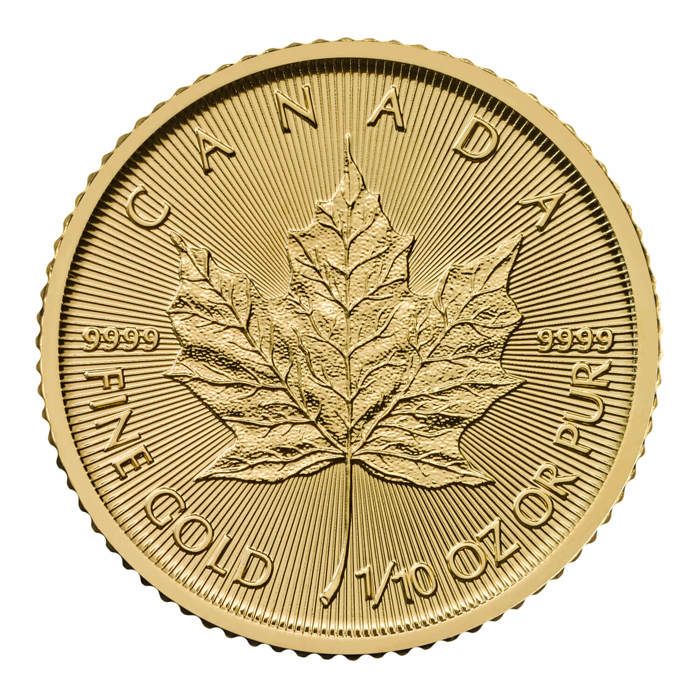 Canadian Maple 2024 1/10oz Gold Bullion Coin