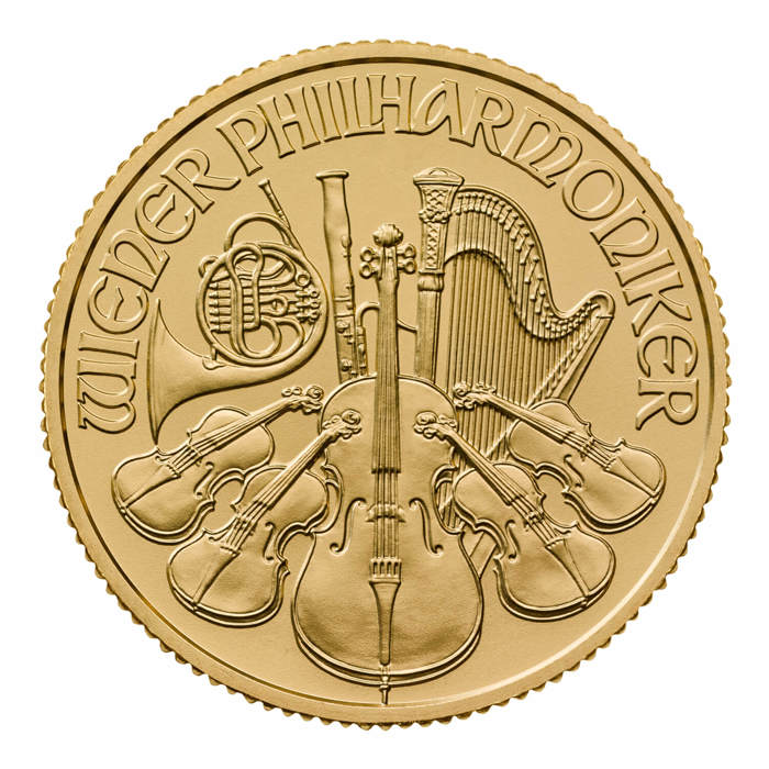 Austrian Philharmonic 2024 1/4oz Gold Bullion Coin