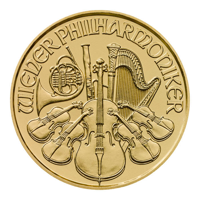 Austrian Philharmonic 2024 1/10oz Gold Bullion Coin