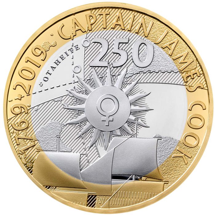 Captain Cook 2019 £2 Silver Proof Coin 