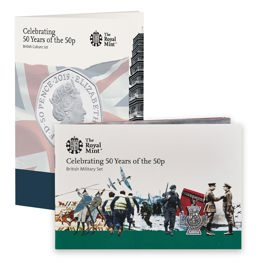 50 Years of the 50p sets - British Culture & Military
