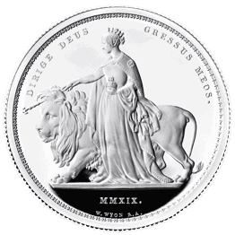 Una and the Lion UK Two-Ounce Silver Proof Coin
