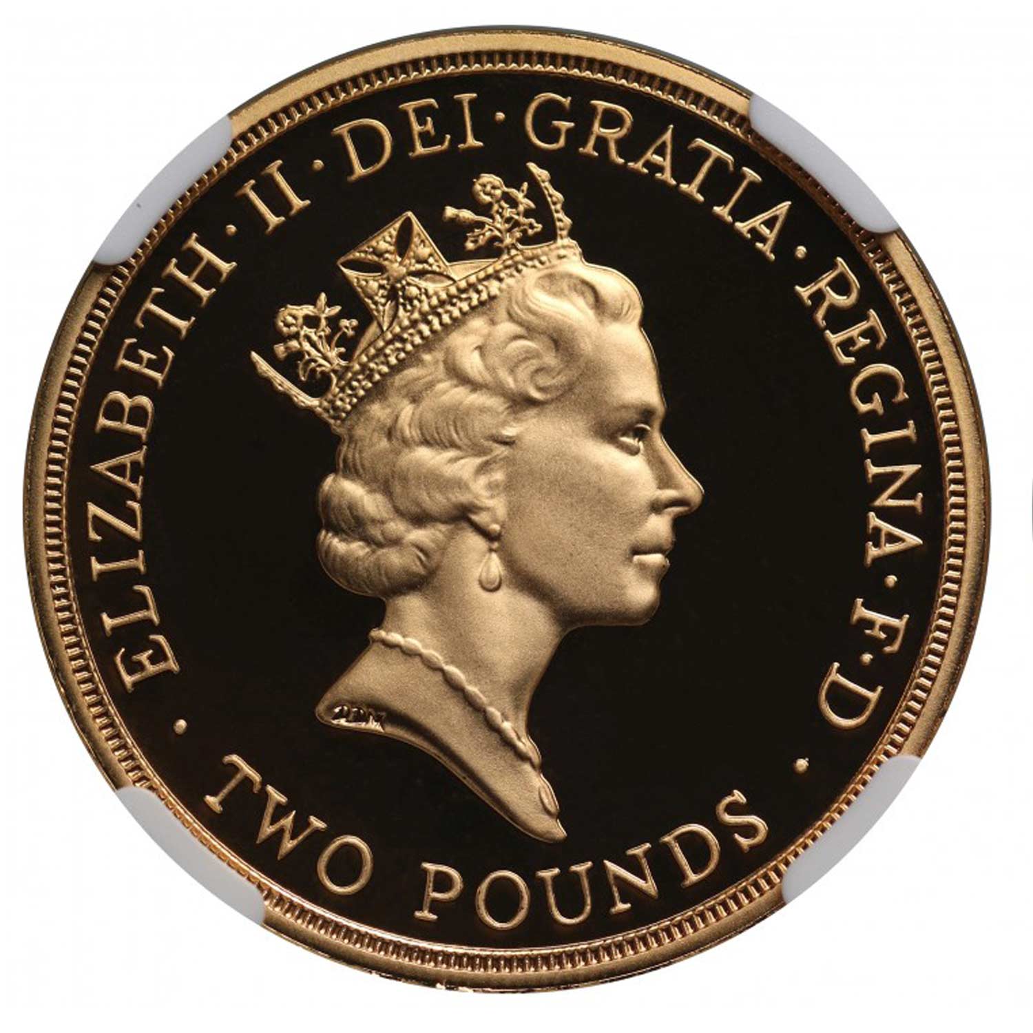 1995年 イギリス 2ポンド 2£ 銀貨 PF69 ULTRA CAMEO 準最高鑑定