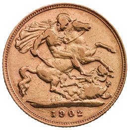 1902 Edward VII Half Sovereign