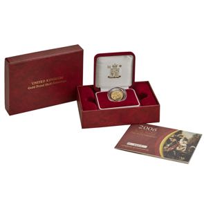 2006 UK Proof Half Sovereign