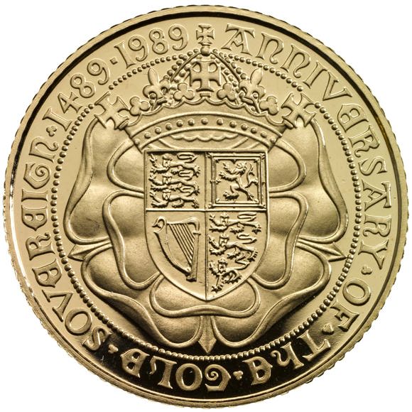 1989 UK Half Sovereign