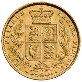 1868 Victoria Young Head Sovereign