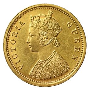 1862 Victoria Gothic Head Gold Mohur