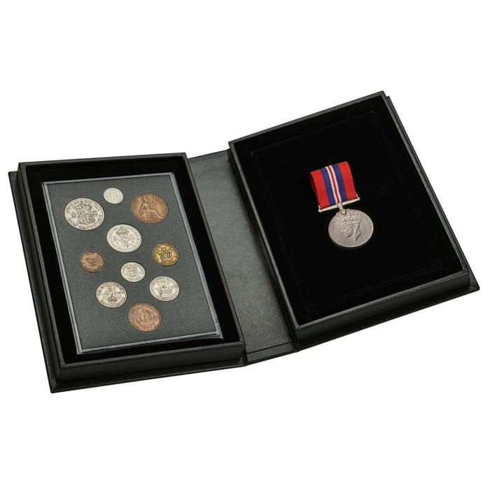 Second World War 1939 UK Coinage and Medal Set