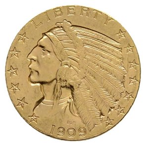 USA Indian Head Gold $5