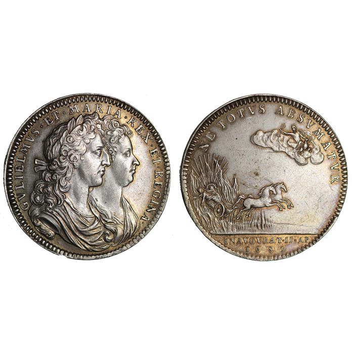 William & Mary, Silver Coronation medal 