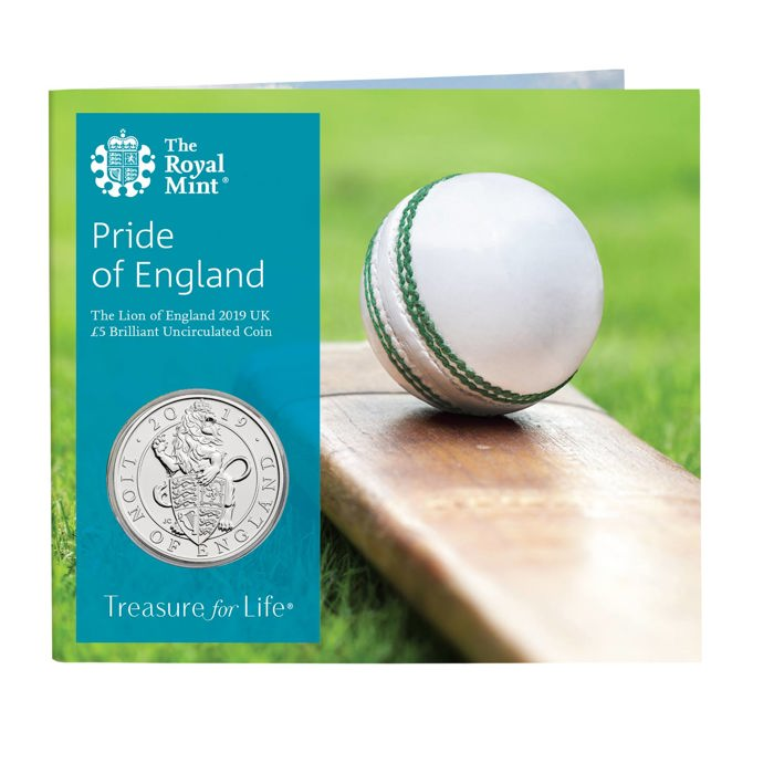 Pride of England 2019 UK £5 Brilliant Uncirculated Coin