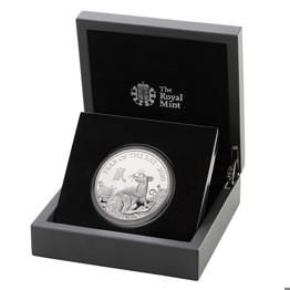 Lunar Year of the Rat  2020 United Kingdom Five-Ounce Silver Proof Coin