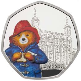 50p Coins 32 paddington at the tower 2019 united kingdom silver proof coin reverse uk19ptsp