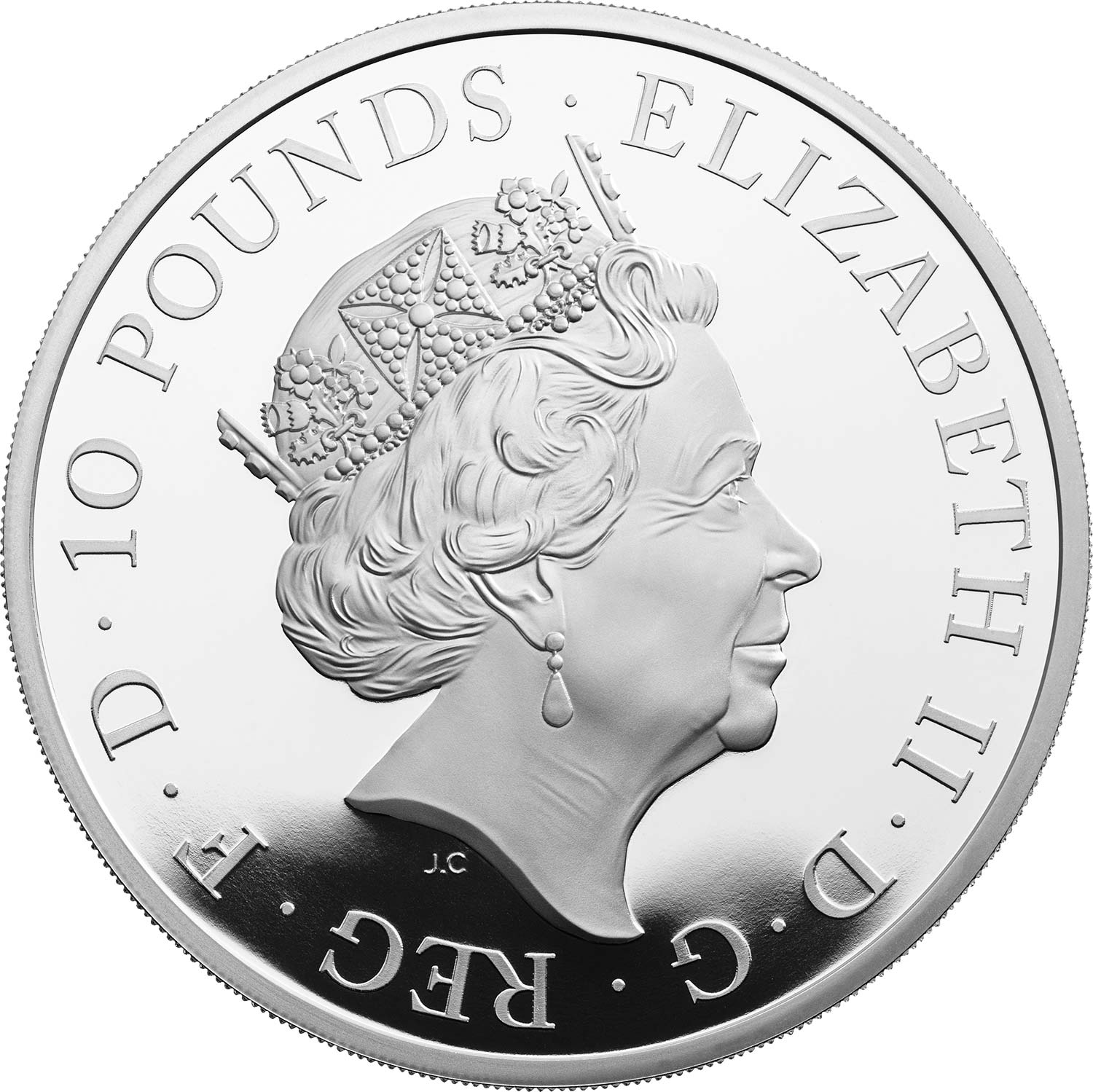 The White Lion of Mortimer 2020 5oz Silver Proof Coin | The Royal Mint The White Lion of Mortimer 2020 5oz Silver Proof Coin | The Royal Mint