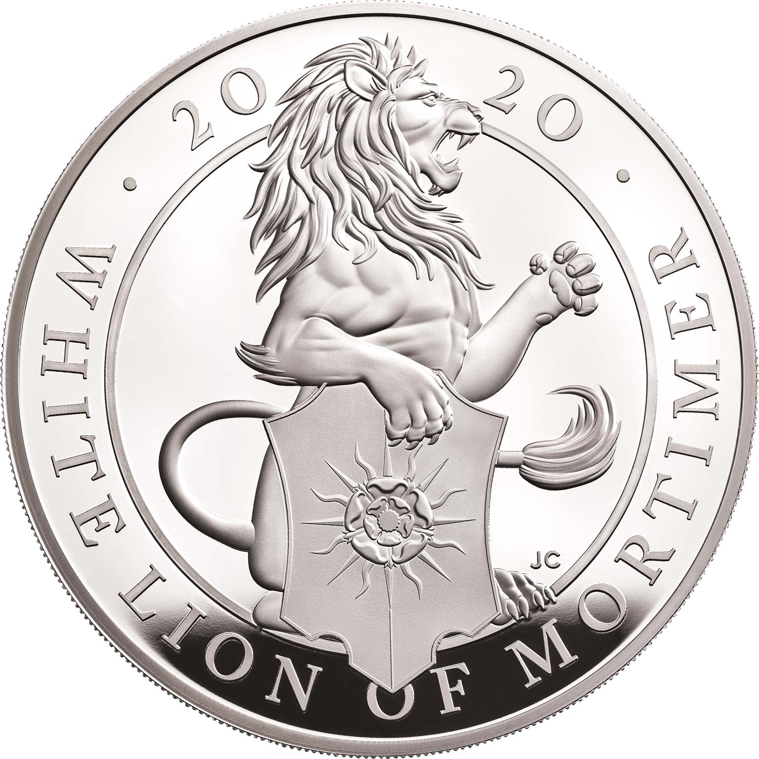 The White Lion of Mortimer 2020 5oz Silver Proof Coin | The Royal Mint