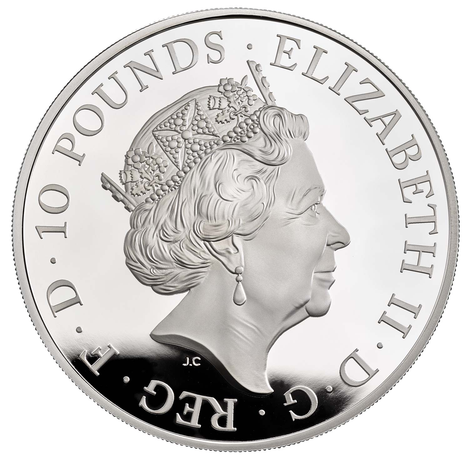 The White Lion of Mortimer 2020 10oz Silver Proof Coin | Royal Mint