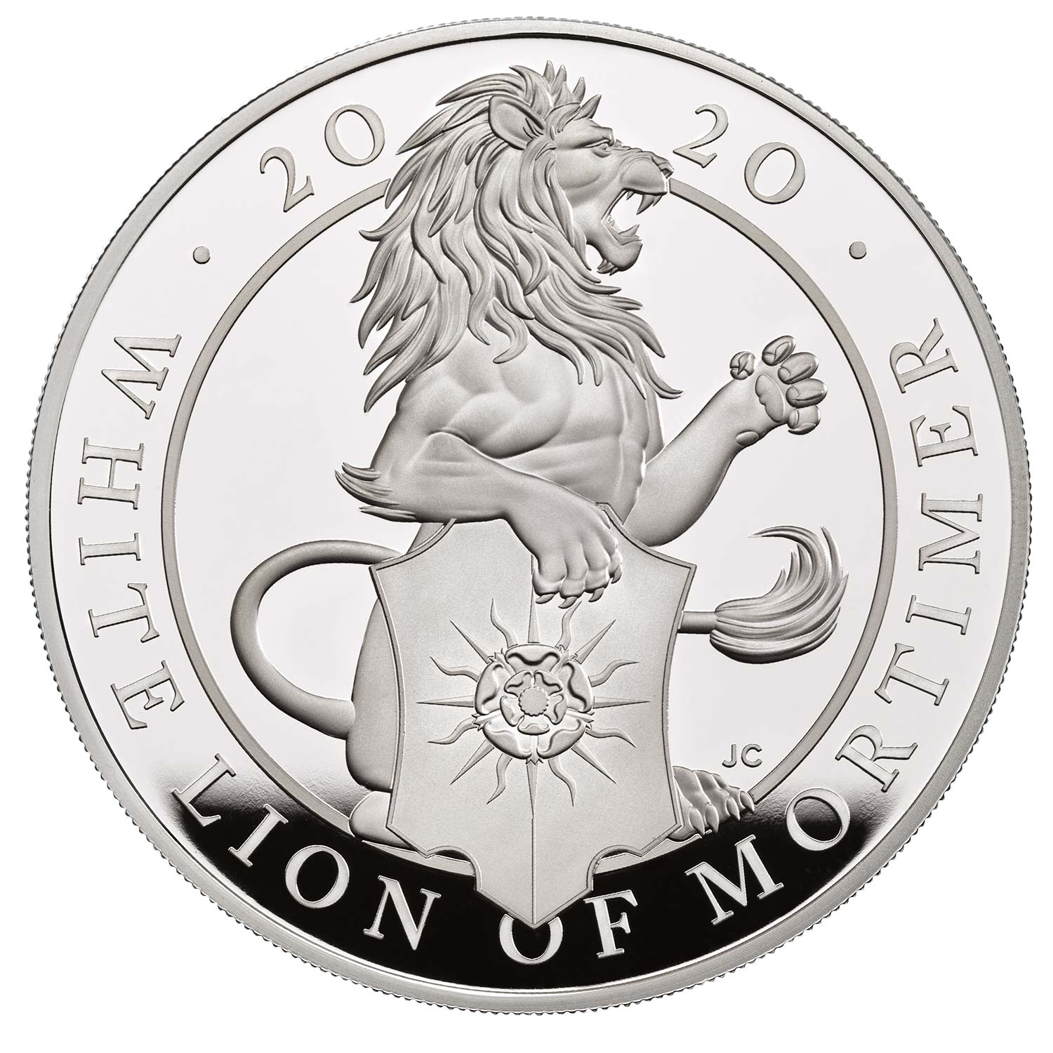The White Lion of Mortimer 2020 10oz Silver Proof Coin | Royal Mint