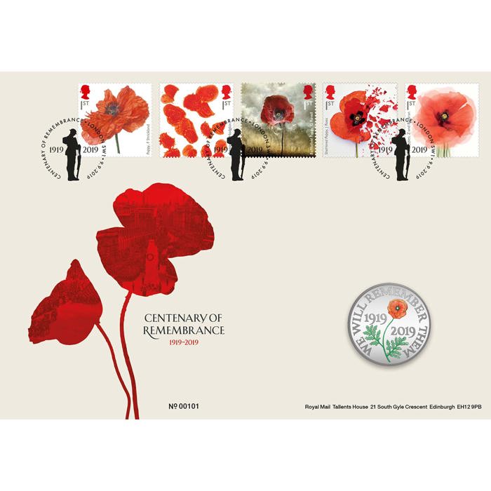 Centenary of Remembrance Brilliant Uncirculated Coin Cover