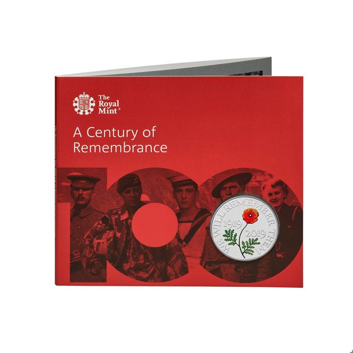 The Remembrance Day 2019 UK £5 Brilliant Uncirculated Coin